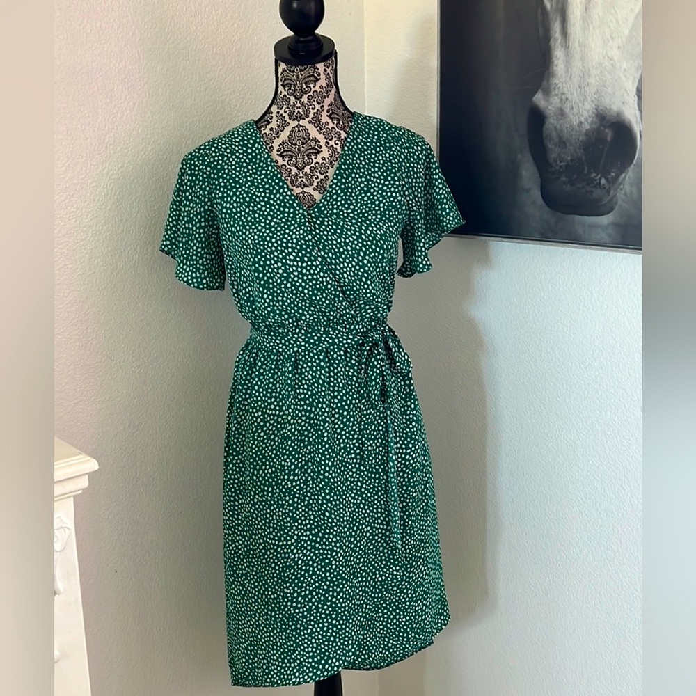 Polkadotted dress size small